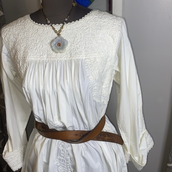 Ralph Lauren Blue Label 100% cotton embroidered dresss - Picture 3 of 15